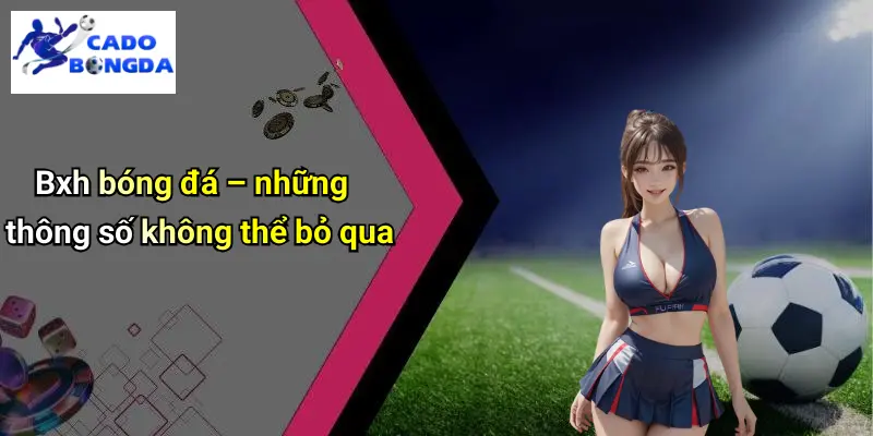 BXH Bóng Đá 1 Bxh bóng đá – những thông số không thể bỏ qua