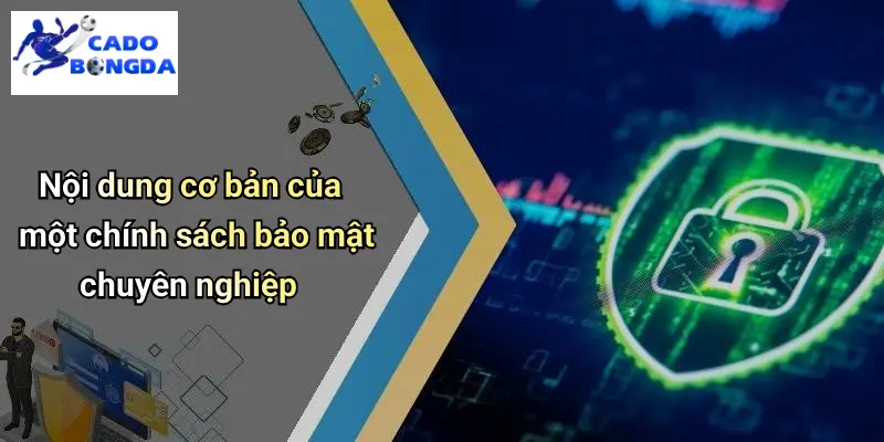 Nội dung cơ bản của một chính sách bảo mật chuyên nghiệp