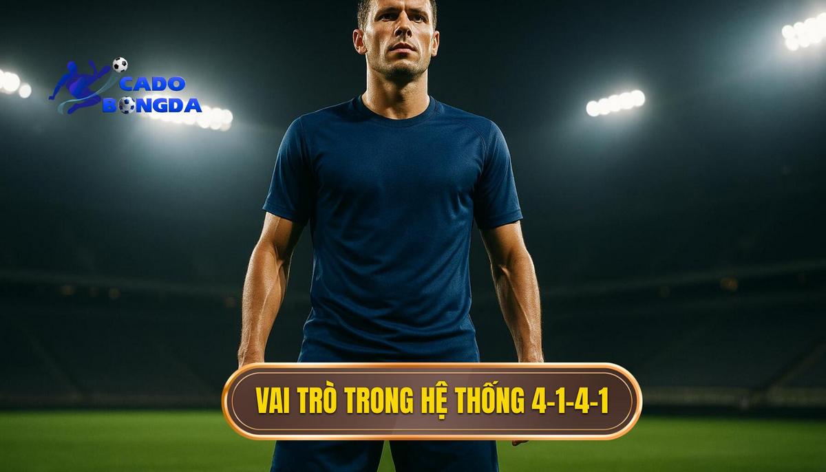 Vai trò của các vị trí trong hệ thống 4-1-4-1 phòng ngự phản công