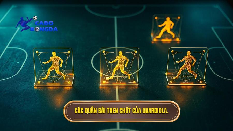 Chiến thuật Pep Guardiola: Cuộc Cách Mạng Thay Đổi Diện Mạo Bóng Đá Hiện Đại 3 Những quân bài then chốt trong chiến thuật Pep Guardiola