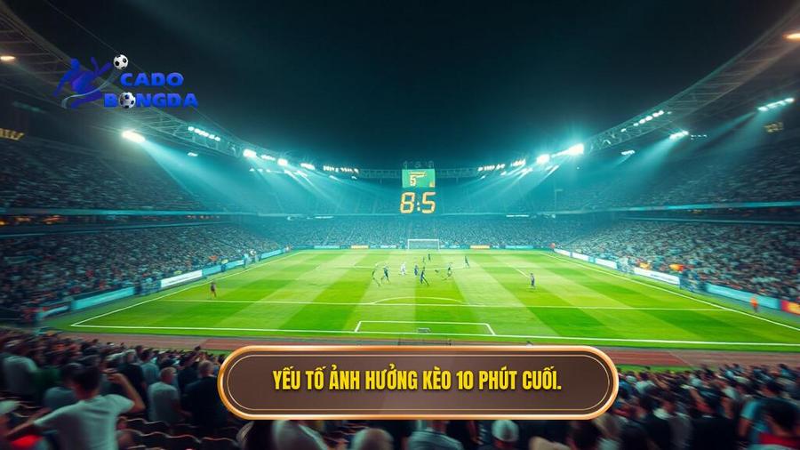 Phân tích các yếu tố ảnh hưởng đến kèo cược đội thắng trong 10 phút cuối trận